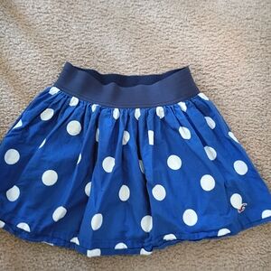Vintage Y2K Hollister Polka Dot Mini Skirt Pleated Retro Rockabilly Pin Up S